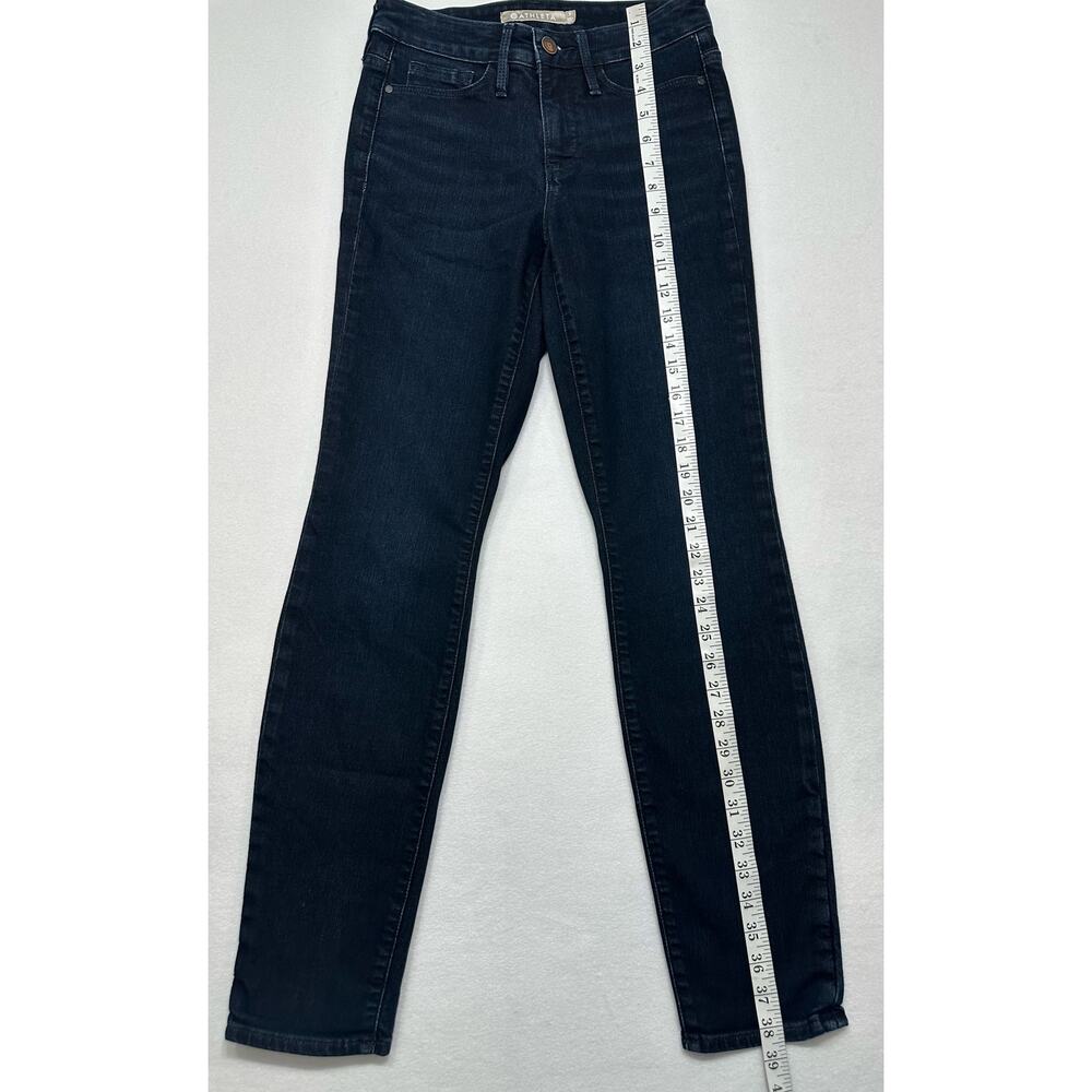 Athleta Sculptek Dark Wash Skinny Jeans Women’s Size 2 Sculpting Stretch Denim - Picture 10 of 12